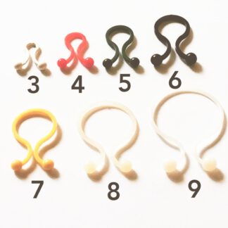 Kunststoff - Spulenklammern