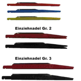 Einziehnadeln / Blindnadeln